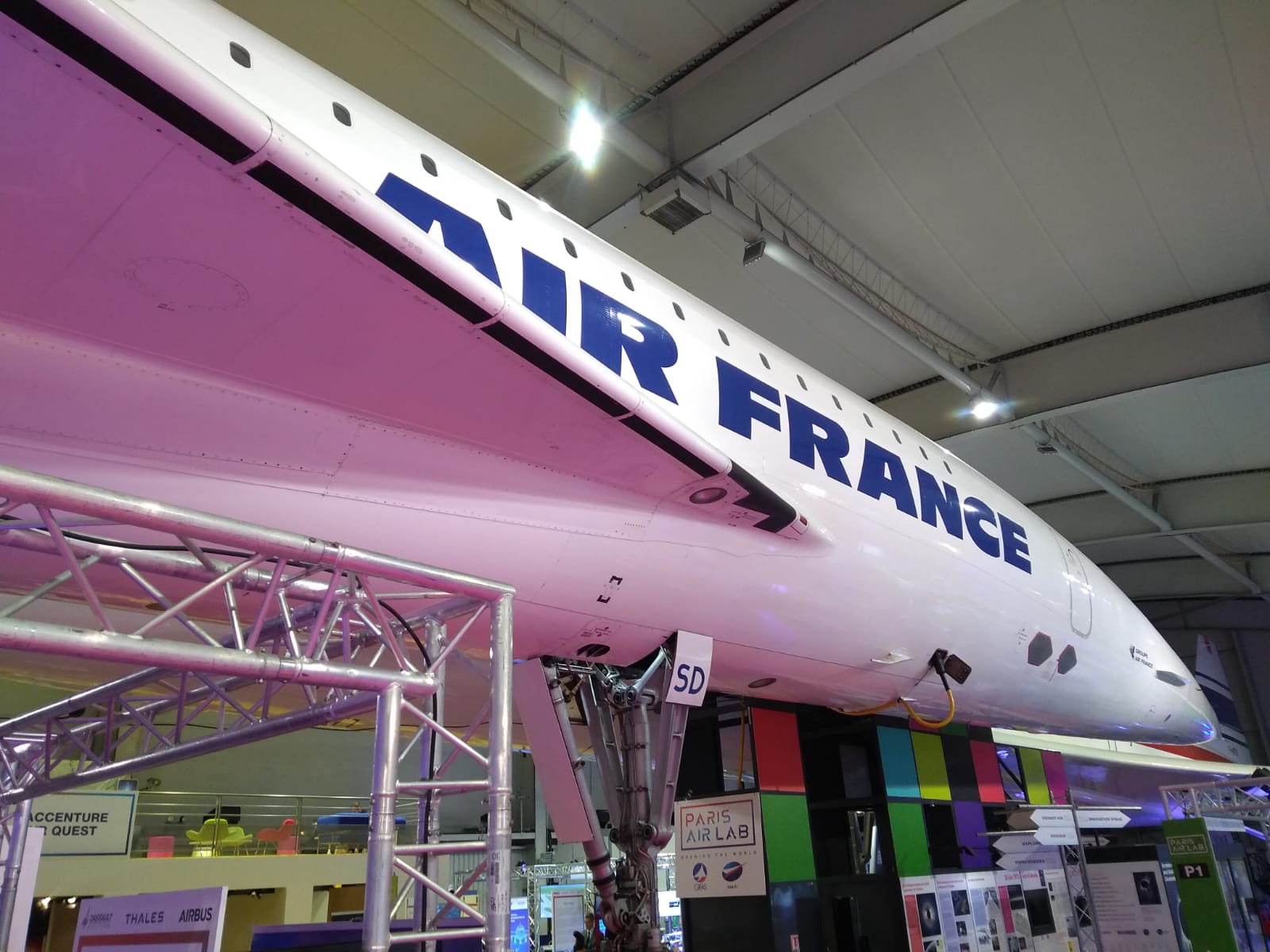 The Concorde at the Paris Air Show The concorde at the Paris Air Show
