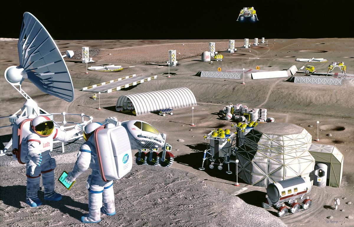 NASA Moon base concept NASA Moon base concept
