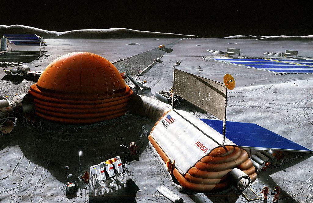 Moon base example Moon base example